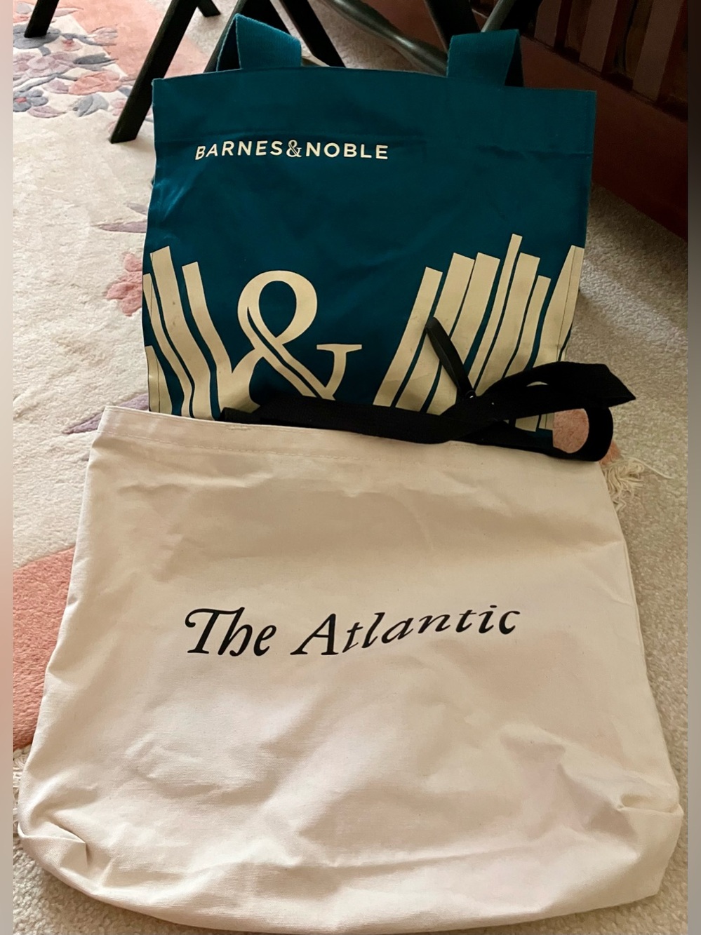 Lot of 2 Cloth Totes